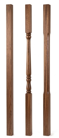35mm Walnut Spindles
